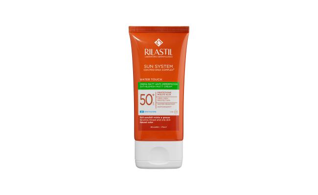 Rilastil  Sun System WATER TOUCH MATT SPF50+ 50ml ريلاستيل صن سيستم ووتر تاتش مات SPF50+ بحجم 50 مل